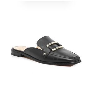 Vince Camuto Black Leather Riola Mules Size 6.5